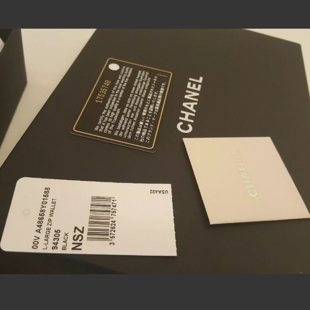 Chanel wallet oversized black caviar leather jumbo - Picture 3 of 8